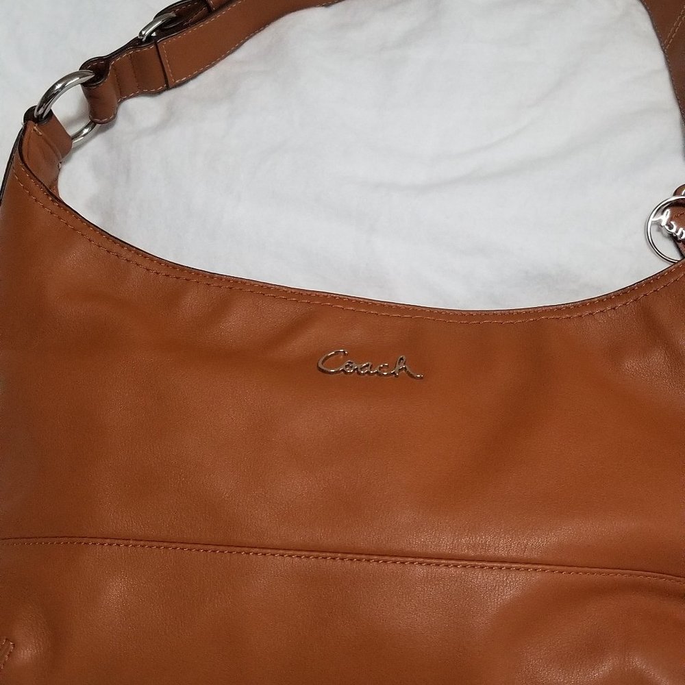 Coach Leather Hobo Hand Bag